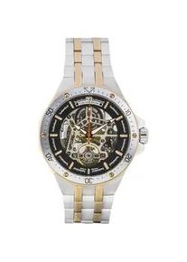 Automatikuhr Carl von Zeyten "Urberg", gold (silbergoldfarben, schwarz), Armbanduhren, Herren, Automatikuhr, Armbanduhr, Herrenuhr, Made in Germany, Mechanische Uhr