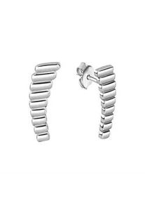 Paar Ohrstecker Vivance "925/- Sterling Silber rhodiniert", wei&szlig;, Ohrringe, Damen, one-size, Silber 925 (Sterlingsilber)
