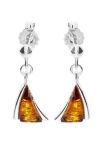 Paar Ohrh&auml;nger OSTSEE-SCHMUCK "OSTSEE-SCHMUCK Ohrh&auml;nger Imke Ohrh&auml;nger Imke", wei&szlig;, Ohrringe, Damen, 21 x 9, Silber 925 (Sterlingsilber)