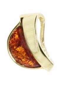 Kettenanh&auml;nger OSTSEE-SCHMUCK "OSTSEE-SCHMUCK Anh&auml;nger Gleiter-Lale Anh&auml;nger Gleiter-Lale", gelb, Schmuckanh&auml;nger, Damen, 18x12mm, Silber 925 (Sterlingsilber), 2,6 g, Kettenanh&auml;nger