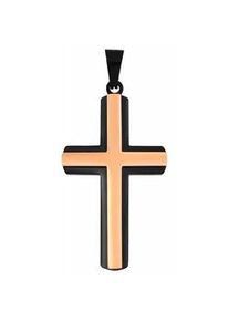 Adelia&acute;s Kettenanh&auml;nger ADELIA ́S "moderner Kreuz Anh&auml;nger aus Edelstahl", gold, Schmuckanh&auml;nger, Damen, Edelstahl, Kettenanh&auml;nger