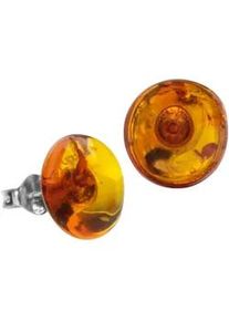 Paar Ohrstecker OSTSEE-SCHMUCK "OSTSEE-SCHMUCK Ohrstecker Rosalie Ohrstecker Rosalie", wei&szlig;, Ohrringe, Damen, 11mm rund, Silber 925 (Sterlingsilber)