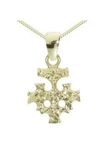 Kette mit Anh&auml;nger OSTSEE-SCHMUCK "OSTSEE-SCHMUCK Kette mit Anh&auml;nger Hiddensee 15 x 13 mm" Gr. 42, gold, Halsketten, Damen, 42cm, Gelbgold 333, L: 42