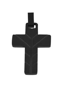 Adelia&acute;s Kettenanh&auml;nger ADELIA ́S "hochwertiger Kreuz Anh&auml;nger aus Edelstahl", schwarz, Schmuckanh&auml;nger, Damen, Edelstahl, Kettenanh&auml;nger