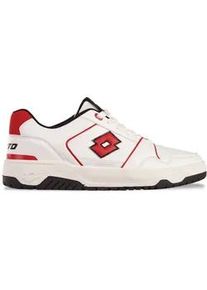 Sneaker Lotto, Damen, Gr. 38, rot (wei&szlig;, rot), Synthetik, mehrfarbig, Schuhe Sneaker, - auch in Kindergr&ouml;&szlig;en erh&auml;ltlich