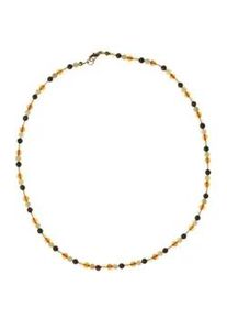 Gliederkette OSTSEE-SCHMUCK "OSTSEE-SCHMUCK Kette Kugel 4 mm Kette Kugel 4 mm" Gr. 42, braun, Halsketten, Damen, 42cm, Bernstein, L: 42, Gliederkette