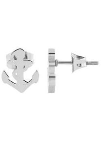 Adelia&acute;s Paar Ohrh&auml;nger ADELIA ́S "Damen Ohrstecker aus Edelstahl mit Anker", silber, Ohrringe, Damen, Damen, Edelstahl