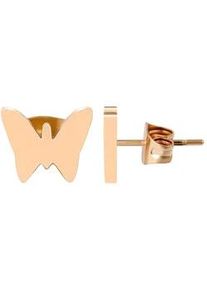 Adelia&acute;s Paar Ohrh&auml;nger ADELIA ́S "Damen Ohrstecker aus poliertem Edelstahl", gold, Ohrringe, Damen, Damen, Edelstahl