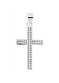 Adelia&acute;s Kettenanh&auml;nger ADELIA ́S "modischer Kreuz Anh&auml;nger aus 925 Sterling Silber", silber, Schmuckanh&auml;nger, Damen, Silber 925 (Sterlingsilber), Kettenanh&auml;nger