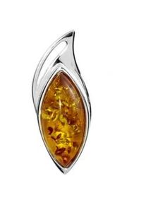 Kettenanh&auml;nger OSTSEE-SCHMUCK "OSTSEE-SCHMUCK Anh&auml;nger Gleiter-Maie Anh&auml;nger Gleiter-Maie", wei&szlig;, Schmuckanh&auml;nger, Damen, 33x14mm, Silber 925 (Sterlingsilber), 5,9 g, Kettenanh&auml;nger