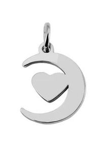 Adelia&acute;s Kettenanh&auml;nger ADELIA ́S "zeitloser Herz Anh&auml;nger aus Edelstahl", silber, Schmuckanh&auml;nger, Damen, Edelstahl, Kettenanh&auml;nger