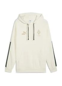 Hoodie Puma "Borussia M&ouml;nchengladbach KING Hoodie Herren", Herren, Gr. XS, warm wei&szlig; gold, Obermaterial: 68% Baumwolle, 32% Polyester; Rippe: 3% Elasthan, 97% Baumwolle; Besatz: 100% Polyester, normal, Sweatshirts Hoodie