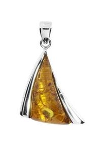 Kettenanh&auml;nger OSTSEE-SCHMUCK "OSTSEE-SCHMUCK Anh&auml;nger Imke 30 Anh&auml;nger Imke 30", wei&szlig;, Schmuckanh&auml;nger, Damen, 30 x 20mm, Silber 925 (Sterlingsilber), 3,6 g, Kettenanh&auml;nger