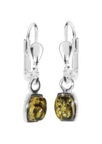 Paar Ohrh&auml;nger OSTSEE-SCHMUCK "OSTSEE-SCHMUCK Ohrh&auml;nger Mandy Ohrh&auml;nger Mandy", wei&szlig;, Ohrringe, Damen, 24 x 6mm, Silber 925 (Sterlingsilber)