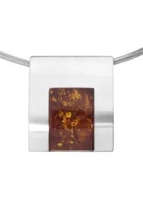 Halsreif OSTSEE-SCHMUCK "OSTSEE-SCHMUCK Halsreif mit Anh&auml;nger Gleiter-Venja" Gr. 50, silber, Halsketten, Damen, 50cm, Silber 925 (Sterlingsilber), L: 42