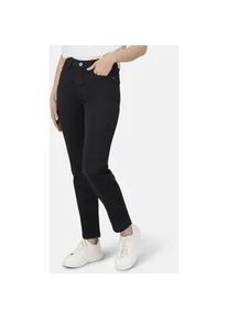 5-Pocket-Jeans STOOKER WOMEN "Zermatt Thermo Straight Fit Jeans", Damen, Gr. 36, L&auml;nge 30, schwarz (schwarz denim), Denim/Jeans, 63% Baumwolle, 34% Polyester, 3% Elasthan, straight fit lang, Jeans 5-Pocket-Jeans, Straight Fit Casual Clean Wash Denim Jeans f&uuml;r Damen