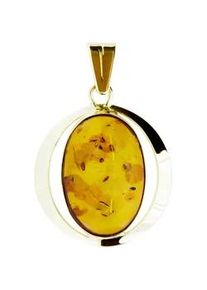 Kettenanh&auml;nger OSTSEE-SCHMUCK "OSTSEE-SCHMUCK Anh&auml;nger Mathilda Anh&auml;nger Mathilda", gelb, Schmuckanh&auml;nger, Damen, 40 x 27mm, Gelbgold 333, 3,8 g, Kettenanh&auml;nger