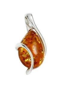 Kettenanh&auml;nger OSTSEE-SCHMUCK "OSTSEE-SCHMUCK Anh&auml;nger Romy Anh&auml;nger Romy", wei&szlig;, Schmuckanh&auml;nger, Damen, 24 x 12mm, Silber 925 (Sterlingsilber), 1,6 g, Kettenanh&auml;nger