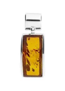 Kettenanh&auml;nger OSTSEE-SCHMUCK "OSTSEE-SCHMUCK Anh&auml;nger Feikje Anh&auml;nger Feikje", wei&szlig;, Schmuckanh&auml;nger, Damen, 28 x 11mm, Silber 925 (Sterlingsilber), 3,6 g, Kettenanh&auml;nger