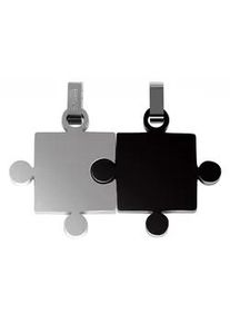 Adelia&acute;s Kettenanh&auml;nger ADELIA ́S "eleganter Schmuck Anh&auml;nger aus Edelstahl", schwarz, Schmuckanh&auml;nger, Damen, Edelstahl, Kettenanh&auml;nger