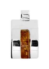 Kettenanh&auml;nger OSTSEE-SCHMUCK "OSTSEE-SCHMUCK Anh&auml;nger Zera Anh&auml;nger Zera", wei&szlig;, Schmuckanh&auml;nger, Damen, 21 x 11mm, Silber 925 (Sterlingsilber), 1,5 g, Kettenanh&auml;nger