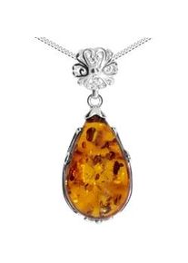 Kette mit Anh&auml;nger OSTSEE-SCHMUCK "OSTSEE-SCHMUCK Kette mit Anh&auml;nger Vanessa" Gr. 45, silber, Halsketten, Damen, 45cm, Silber 925 (Sterlingsilber), L: 42