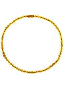 Gliederkette OSTSEE-SCHMUCK "OSTSEE-SCHMUCK Kette Kugel 6 mm Kette Kugel 6 mm" Gr. 50, braun, Halsketten, Damen, 50cm, Bernstein, L: 42, Gliederkette