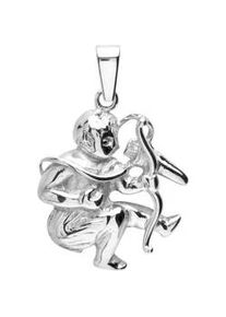 Kettenanh&auml;nger OSTSEE-SCHMUCK "OSTSEE-SCHMUCK Anh&auml;nger Tierkreiszeichen Sch&uuml;tze", wei&szlig;, Schmuckanh&auml;nger, Damen, 26 x 18mm, Silber 925 (Sterlingsilber), 2,1 g, Kettenanh&auml;nger