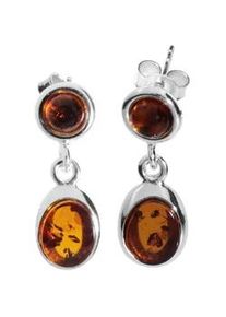 Paar Ohrh&auml;nger OSTSEE-SCHMUCK "OSTSEE-SCHMUCK Ohrh&auml;nger Tarja Ohrh&auml;nger Tarja", wei&szlig;, Ohrringe, Damen, 25 x 9mm, Silber 925 (Sterlingsilber)