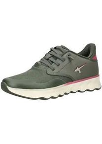 Sneaker Tamaris "Tamaris Sneaker Lederimitat/Textil", Damen, Gr. 38, gr&uuml;n (olive), Lederimitat, Textil, Schuhe Sneaker
