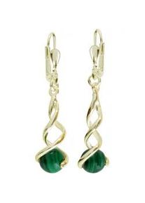 Paar Ohrh&auml;nger OSTSEE-SCHMUCK "OSTSEE-SCHMUCK Ohrh&auml;nger Lusia Ohrh&auml;nger Lusia", gelb, Ohrringe, Damen, 38 x 6mm, Gelbgold 333