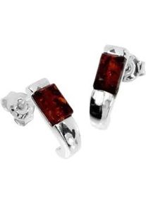 Paar Ohrstecker OSTSEE-SCHMUCK "OSTSEE-SCHMUCK Ohrstecker Kiana Ohrstecker Kiana", wei&szlig;, Ohrringe, Damen, 14 x 4mm, Silber 925 (Sterlingsilber)