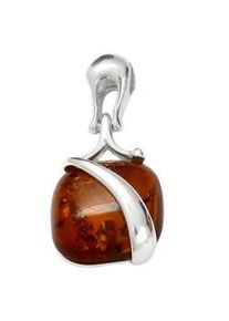 Kettenanh&auml;nger OSTSEE-SCHMUCK "OSTSEE-SCHMUCK Anh&auml;nger Eni Anh&auml;nger Eni", wei&szlig;, Schmuckanh&auml;nger, Damen, 33x16mm, Silber 925 (Sterlingsilber), 4,7 g, Kettenanh&auml;nger