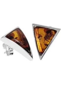 Paar Ohrstecker OSTSEE-SCHMUCK "OSTSEE-SCHMUCK Ohrstecker Classic 17 x 14 mm", wei&szlig;, Ohrringe, Damen, 17 x 14mm, Silber 925 (Sterlingsilber)