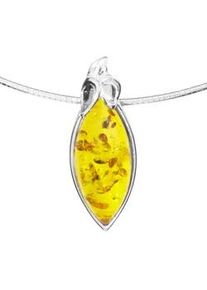 Halsreif OSTSEE-SCHMUCK "OSTSEE-SCHMUCK Halsreif mit Anh&auml;nger Gleiter-Majken" Gr. 45, silber, Halsketten, Damen, 45cm, Silber 925 (Sterlingsilber), L: 42