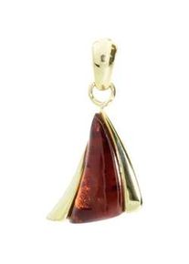 Kettenanh&auml;nger OSTSEE-SCHMUCK "OSTSEE-SCHMUCK Anh&auml;nger Imke 25 mm Anh&auml;nger Imke 25 mm", gelb, Schmuckanh&auml;nger, Damen, 26 x 15mm, Gelbgold 333, 2 g, Kettenanh&auml;nger