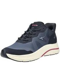 Sneaker Tamaris "Tamaris Sneaker Lederimitat/Textil", Damen, Gr. 37, blau (navy), Lederimitat, Textil, Schuhe Sneaker