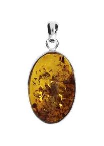 Kettenanh&auml;nger OSTSEE-SCHMUCK "OSTSEE-SCHMUCK Anh&auml;nger Classic 24 x 16 mm", wei&szlig;, Schmuckanh&auml;nger, Damen, 24 x 16mm, Silber 925 (Sterlingsilber), 2,6 g, Kettenanh&auml;nger