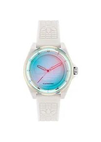 Solaruhr Adidas ORIGINALS "PROJECT FOUR SOLAR", wei&szlig;, Armbanduhren, Damen, Quarzuhr, Armbanduhr, Herrenuhr, Damenuhr, Resinarmband