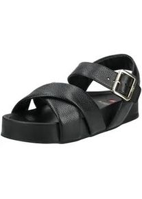 H&ouml;gl Plateausandaletten H&Ouml;GL "H&ouml;gl Sandalen Leder", Damen, Gr. 40, schwarz, Leder, Schuhe