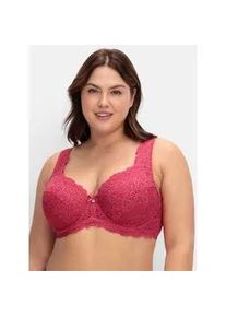 B&uuml;gel-BH sheego, Damen, Gr. 110, Cup D, lila (orchidee), 85% Polyamid, 15% Elasthan, BHs B&uuml;gel-BH