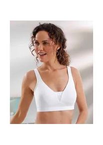 w&auml;schepur B&uuml;gelloser BH W&Auml;SCHEPUR, Damen, Gr. 85, Cup B, wei&szlig;, 90% Baumwolle, 10% Elasthan, BHs