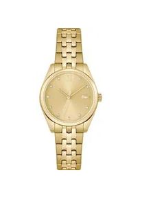 Lacoste "TUILERIE" Armbanduhr, Damenuhr, Glaskristalle, Edelstahlarmband, analog