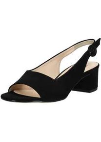 H&ouml;gl Riemchensandale H&Ouml;GL "H&ouml;gl Sandalen Leder", Damen, Gr. 37, schwarz, Leder, Schuhe Riemchensandale