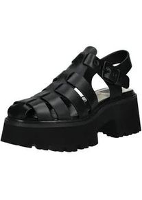 Riemchensandale Dolce Vita "Dolce Vita Sandalen Leder", Damen, Gr. 40, schwarz, Leder, Schuhe Riemchensandale