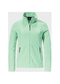 Sch&ouml;ffel Fleecejacke SCH&Ouml;FFEL "Fleece Jk Style Ash WMS", Damen, Gr. 36, gr&uuml;n (6305, gr&uuml;n), Oberstoff: 100% Polyester, regular fit, hoch geschlossener Ausschnitt, Jacken Fleecejacke
