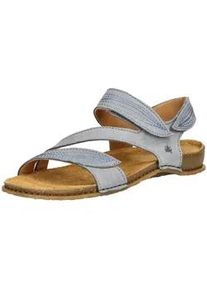 Ballerina El Naturalista "El Naturalista Ballerinas Nubukleder", Damen, Gr. 38, blau (denim), Nubukleder, Schuhe Ballerina