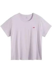 Levi's T-Shirt LEVI'S PLUS "PL THE PERFECT", Damen, Gr. XXXL (54/56), thistle, Single Jersey, Obermaterial: 100% Baumwolle, bestickt, unifarben, gerade h&uuml;ftbedeckend, Rundhals, Shirts T-Shirt, mit Logo-Stickerei