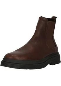 Stiefelette Clarks "Badbury Easy", Herren, Gr. 42, braun, Kunstfaser, Leder, Schuhe Stiefelette, mit Neoprenpolsterung