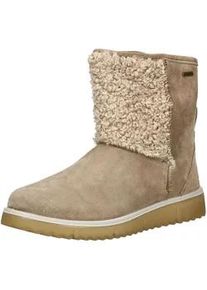 Snowboots Legero "Legero Stiefel Nubukleder", Damen, Gr. 37,5, beige, Nubukleder, Schuhe Snowboots
